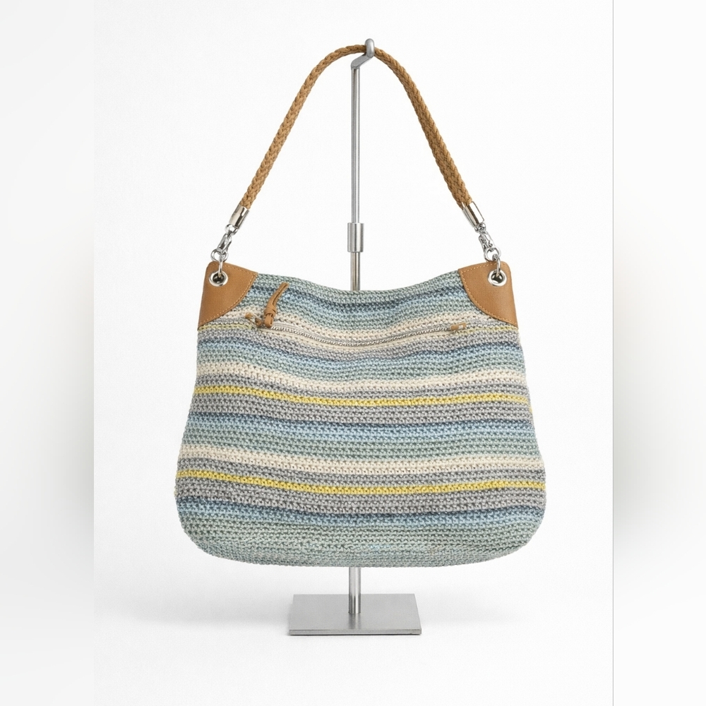 THE SAK Aqua Crean Knit Tote/Shoulder Bag - Picture 1 of 11